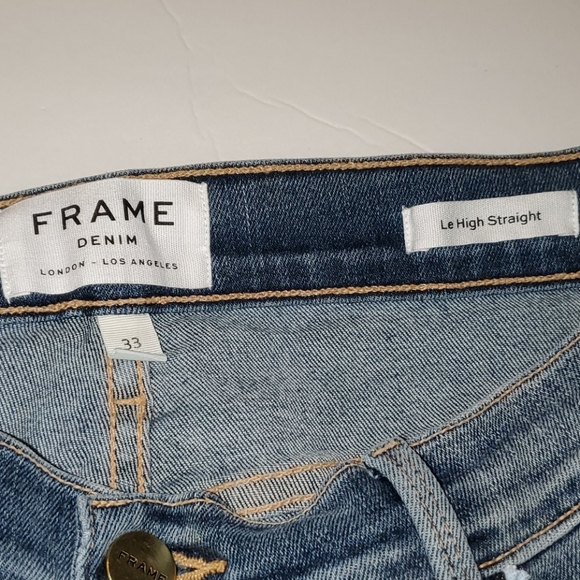 Frame Le High straight blind stitch jeans - Picture 7 of 13